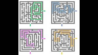 Self Navigating Maze puzzle created in Excel ❤️