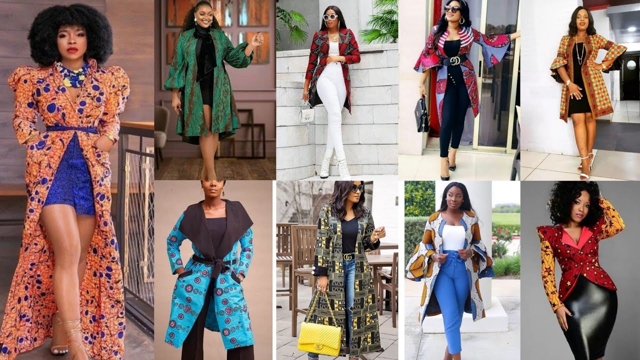 50 Trending Ankara Kimono Jackets And Dresses For 2022 - Fashion - Nigeria