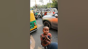 Waarom zijn er zoveel dakloze kinderen in India? 🇮🇳 #shorts