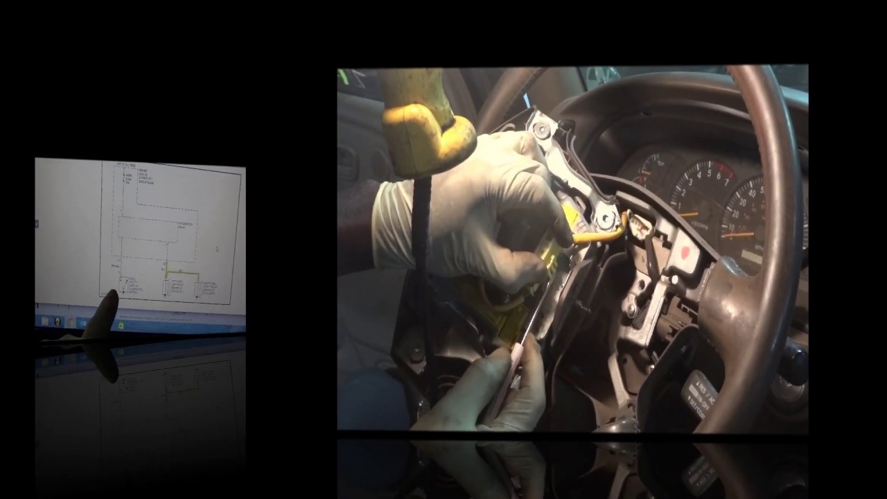 How to Remove a clock spring on a Toyota Tundra:/ Inoperative Horn on a