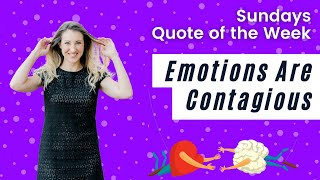 Ep. 7 Sundays Quote For Your Week : Emotions Are Contagious
Sundays Quote of the Week - start your week of with an insightful or inspiration quote to chew on.
Todays quote is from Michael J. Gelb in The Art of Connection and I quote “Emotions are contagious. You decide what you want to catch and what you want to spread.”
This podcast is an act of love and much time has went into its production. If you enjoy the content I provide I would be grateful for a donation.
Make a donation:
Venmo: www.venmo.com/u/BNCS-Catalyst4Change
PayPal: https://paypal.me/BrittC4C
Schedule a consultation with Brittney-Nichole: https://calendly.com/brittney-nichole/30min
Learn more about you host, Brittney-Nichole:
Clubhouse: @bncs_23
Facebook: https://www.facebook.com/brittney.connor2321
LinkedIn: https://www.linkedin.com/in/brittney-nichole-connor-savarda-2b5737137/
Instagram: https://www.instagram.com/bncs_23/
Book: https://www.amazon.com/EQ-Deficiency-Emotional-Intelligence-Compassion/
#emotionalintelligencepodcast #emotionalintelligence #EQpodcast Ep. 7 Sundays Quote For Your Week : Emotions Are Contagious