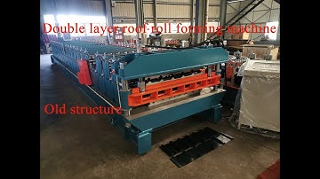 Zhongyuan automatic roofing sheet double layer roll forming machine