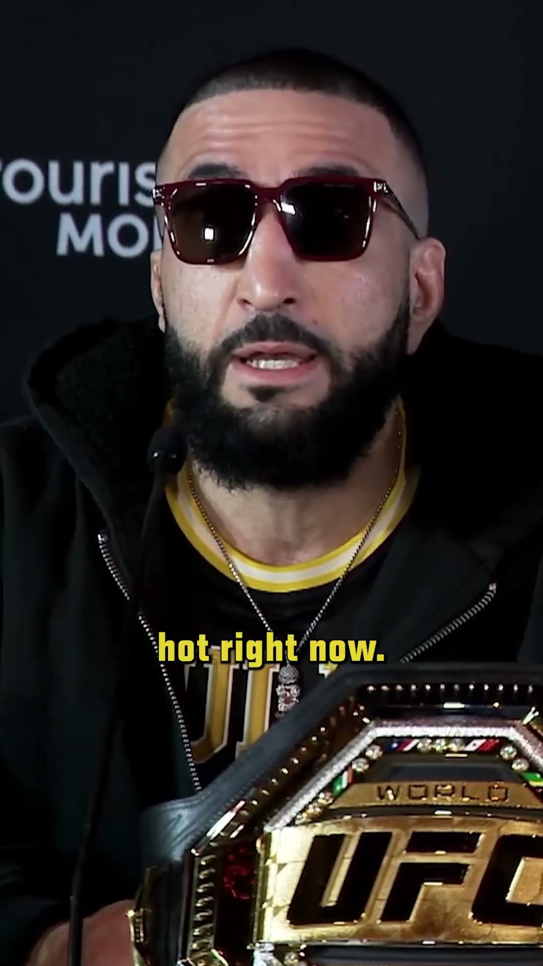 Belal and JDM share some words ? #ufc315