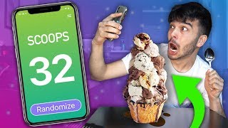 Letting a Random Number Generator DECIDE What i Eat for 24 Hours! (FOOD CHALLENGE)