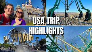 January 2022 USA Theme Park Road Trip Highlights