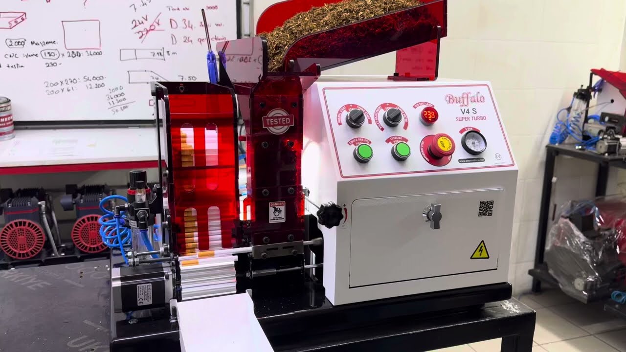 buffalo cigarette machine Buffalo v4 Super Turbo Cigarette Rolling Machine
