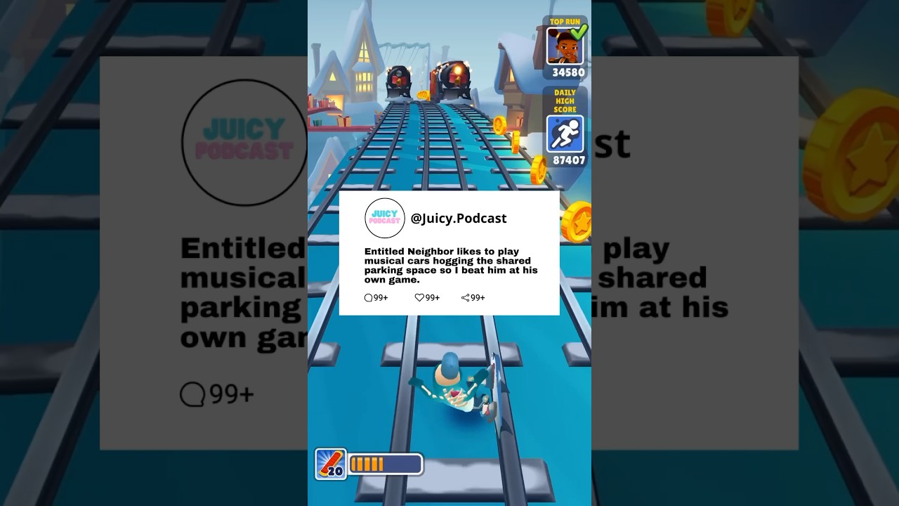 Entitled Neighbor Likes To Play Musical Cars Hogging The Shared Parking Space 