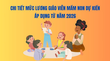 Chi tiết mức lương giáo viên mầm non dự kiến áp dụng từ năm 2026 | Báo Lao Động