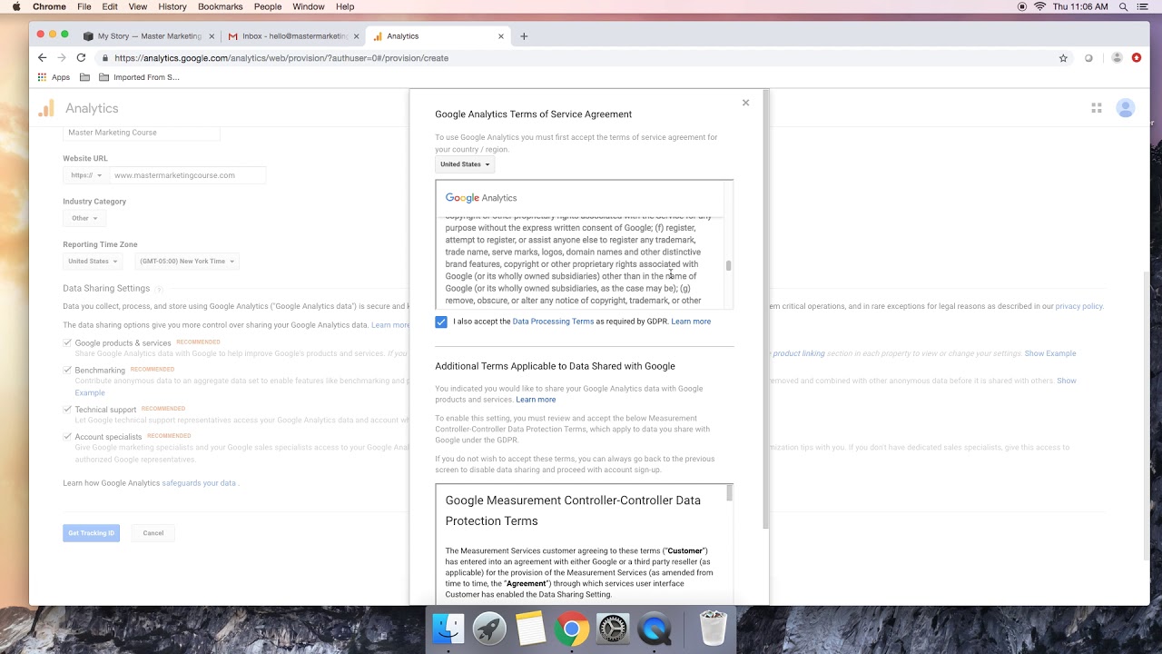 How to add Google Analytics tracking code to Squarespace website - YouTube