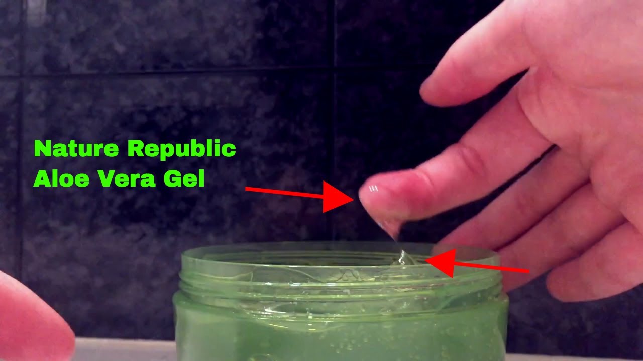 How To Use Nature Republic Aloe Vera Gel Review YouTube