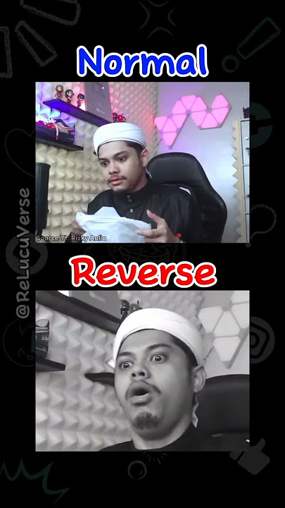 Rizky Aulia makan pare (reverse subtitle) #shorts #reverse #lucu #memes