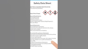 SDS Safety Data Sheet