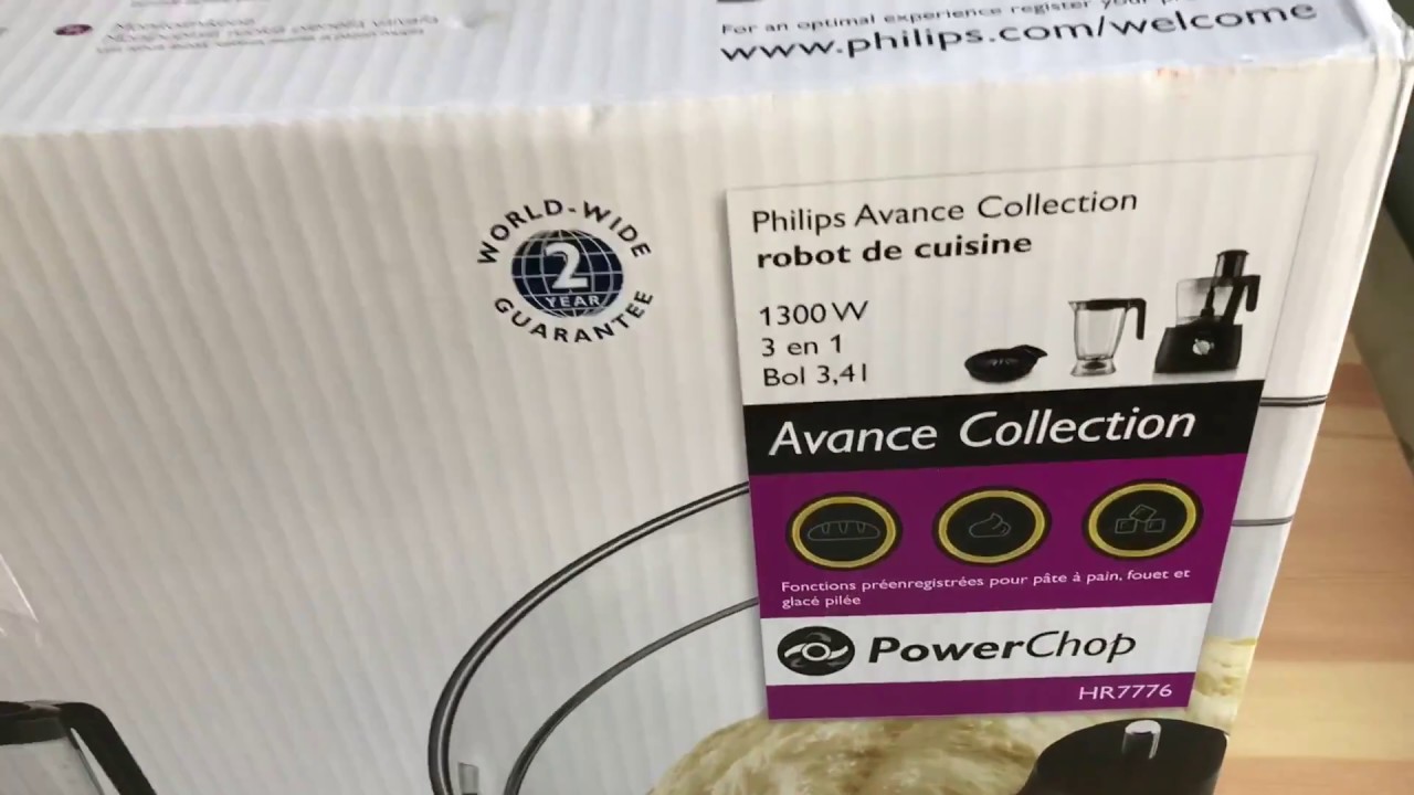 Unboxing Philips Avance Food Processor Amway - YouTube