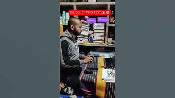 SSC CGL TYPING TEST 📚 speed -37wpm 🎯 #ssc #ssccgl #cgl #typing #motivation #shorts #sscexam #mains