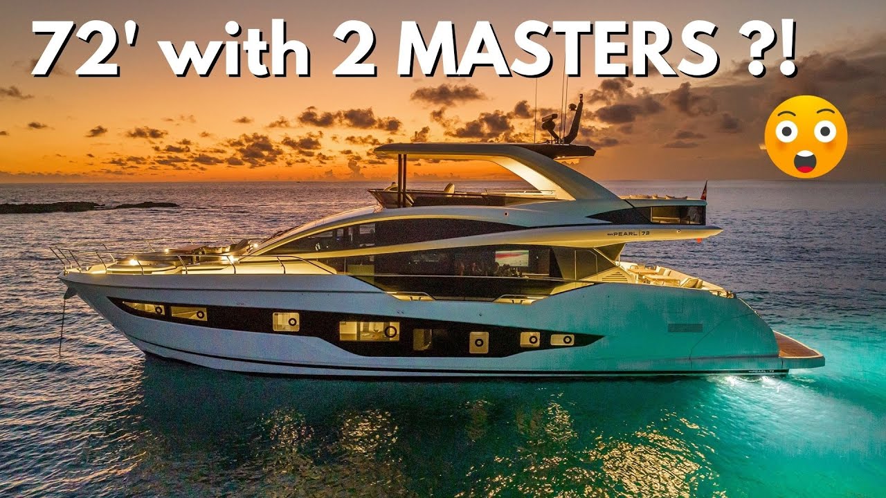 Brand New Model PEARL 72 Luxury Liveaboard Cruiser Motor Yacht Tour & Specs