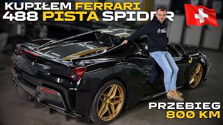 Ferrari 488 Pista with 800 km mileage – purchased straight from Switzerland