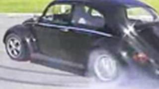 VW Beetle Crazy Burnout