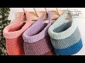 One and Done Split Single Crochet Hanging Baskets | EASY | The Crochet Crowd