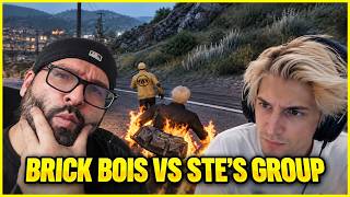 Information XQc’s Brick Bois vs. STE’s Group Gets WILD | NoPixel RP | KGU Reacts  Update
