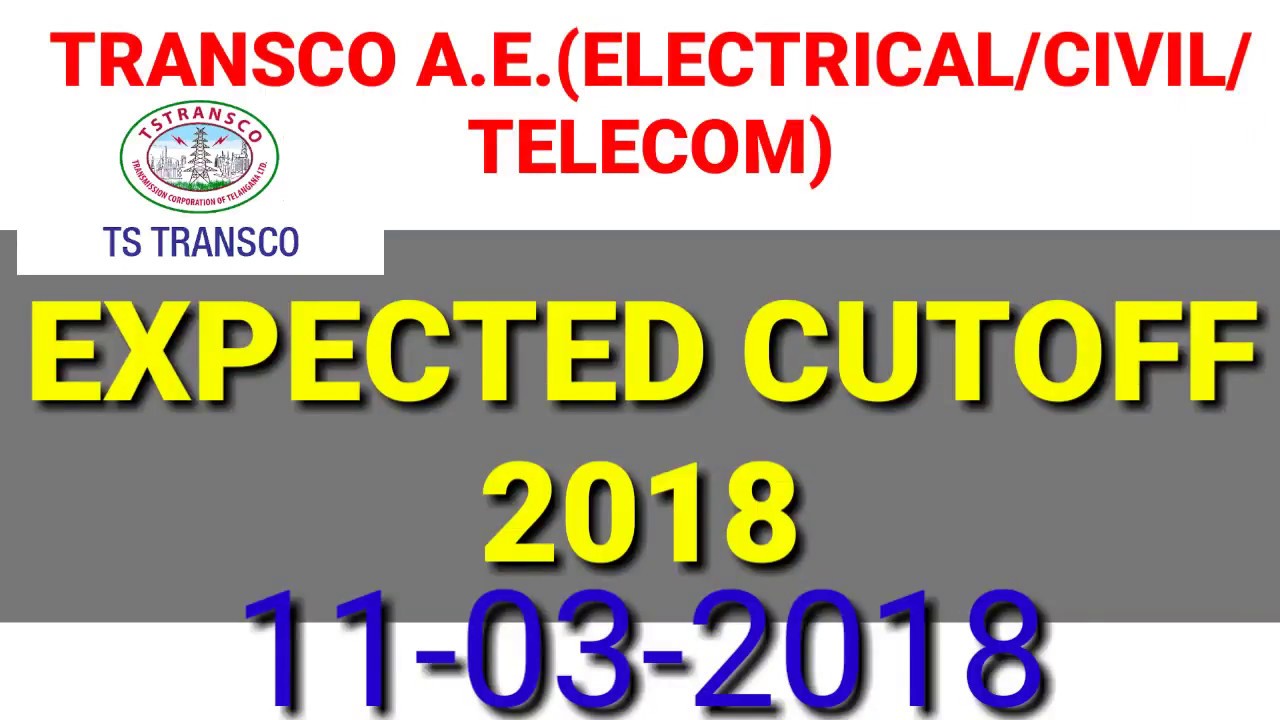TS transco AE 's expected cutoff 2018