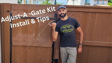 DIY Fence Gate Using The Adjust-A-Gate Kit!