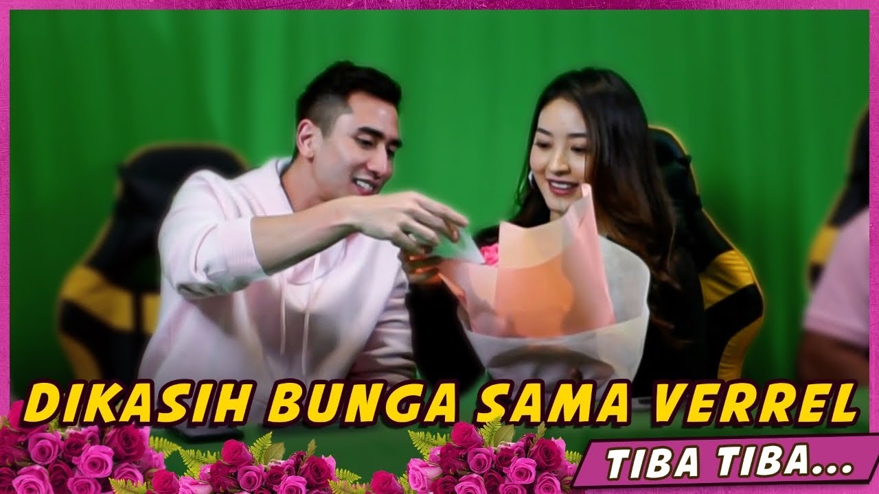 DIKASIH BUNGA SAMA VERRELL TIBA-TIBA ...