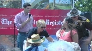 Paul Ryan heckled at Iowa State Fair