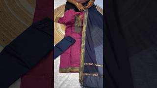 Stunning Mangalagiri Silk Cotton 3-Piece Set | Price :899 /_ to order WhatsApp 7997018094 | COD-AVL