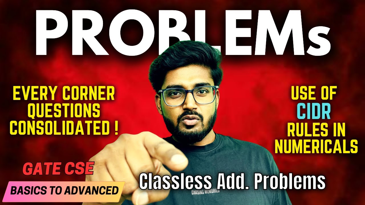 L-21 You Should Know this Approach of CIDR Problems | CIDR Practice | GATE CSE