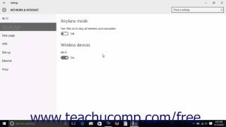 Windows 10 Tutorial Accessing the Network and Internet Settings Microsoft Training