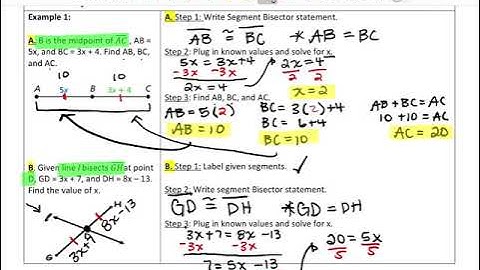 1-2 Measuring and Constructing Segments