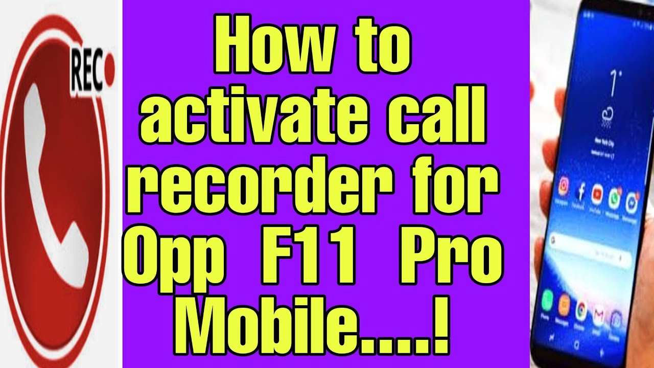 How to activate auto call Recorder in OPPO F11 proOppo F11 Pro