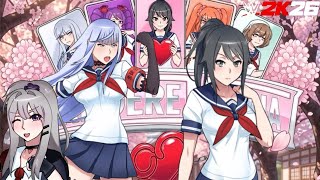 Yandere Simulator WWE Returns in 2K26