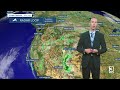 Partly to mostly cloudy and warm on Tuesday