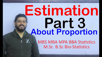 Estimation part 3 about Proportion in Nepali MBS MBA MPA BBA Statistics TU  Sampling and Estimation