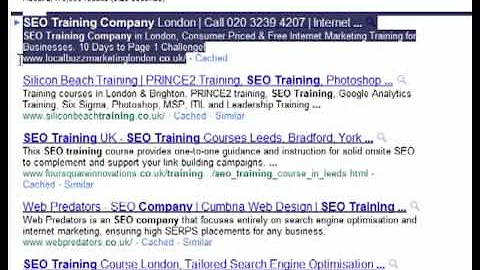 Master SEO in 10 Days | Unleash Your Page 1 Potential with London's Top Training