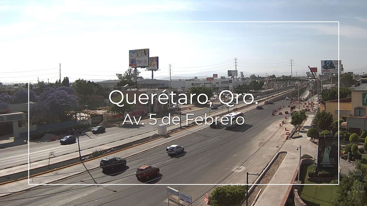 Avenida 5 de Febrero, Querétaro – Hotel Holiday Inn Live — Querétaro, Querétaro live camera thumbnail