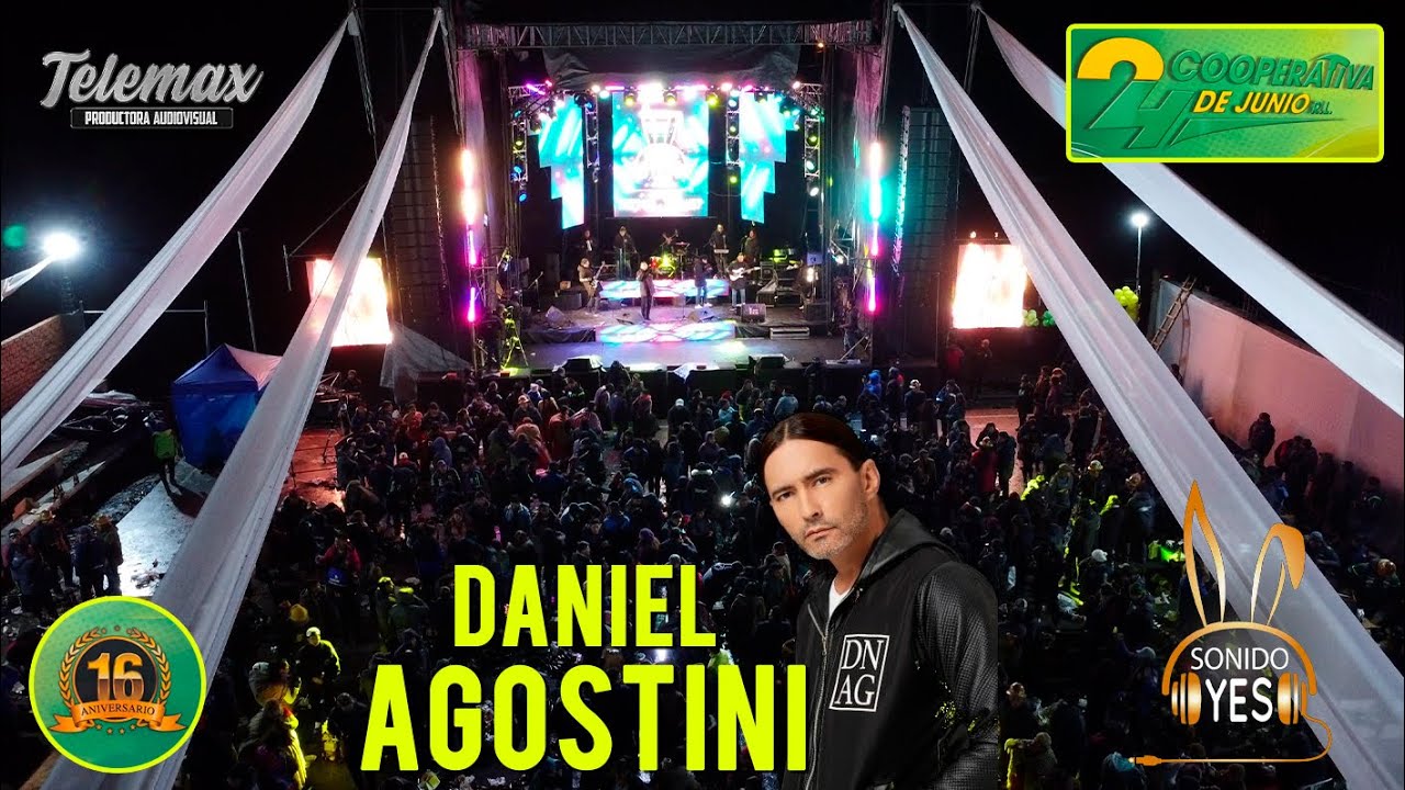 Daniel Agostini en vivo - Cooperativa 24 de Junio - Aniversario 16 Años