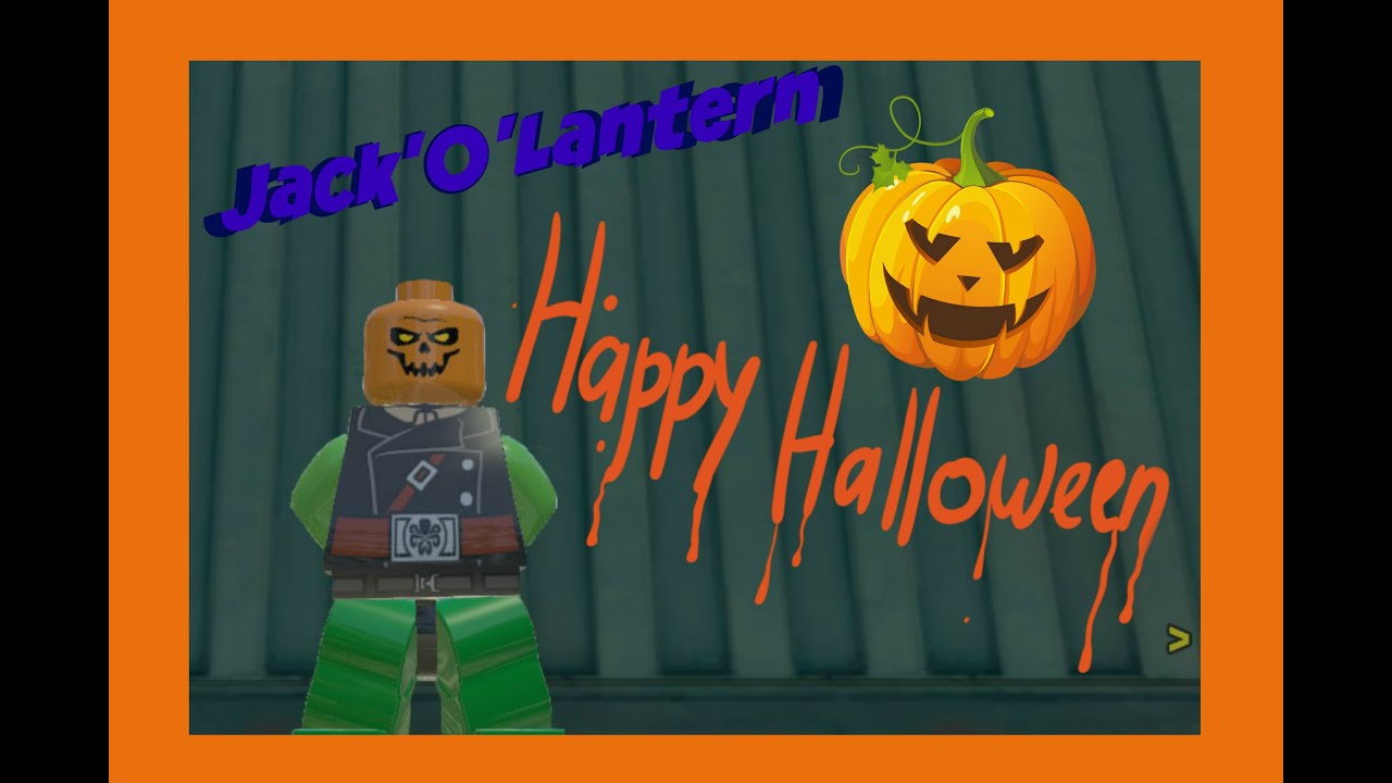 jack o lantern lego