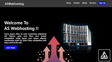 How to make a webhosting website using html and css