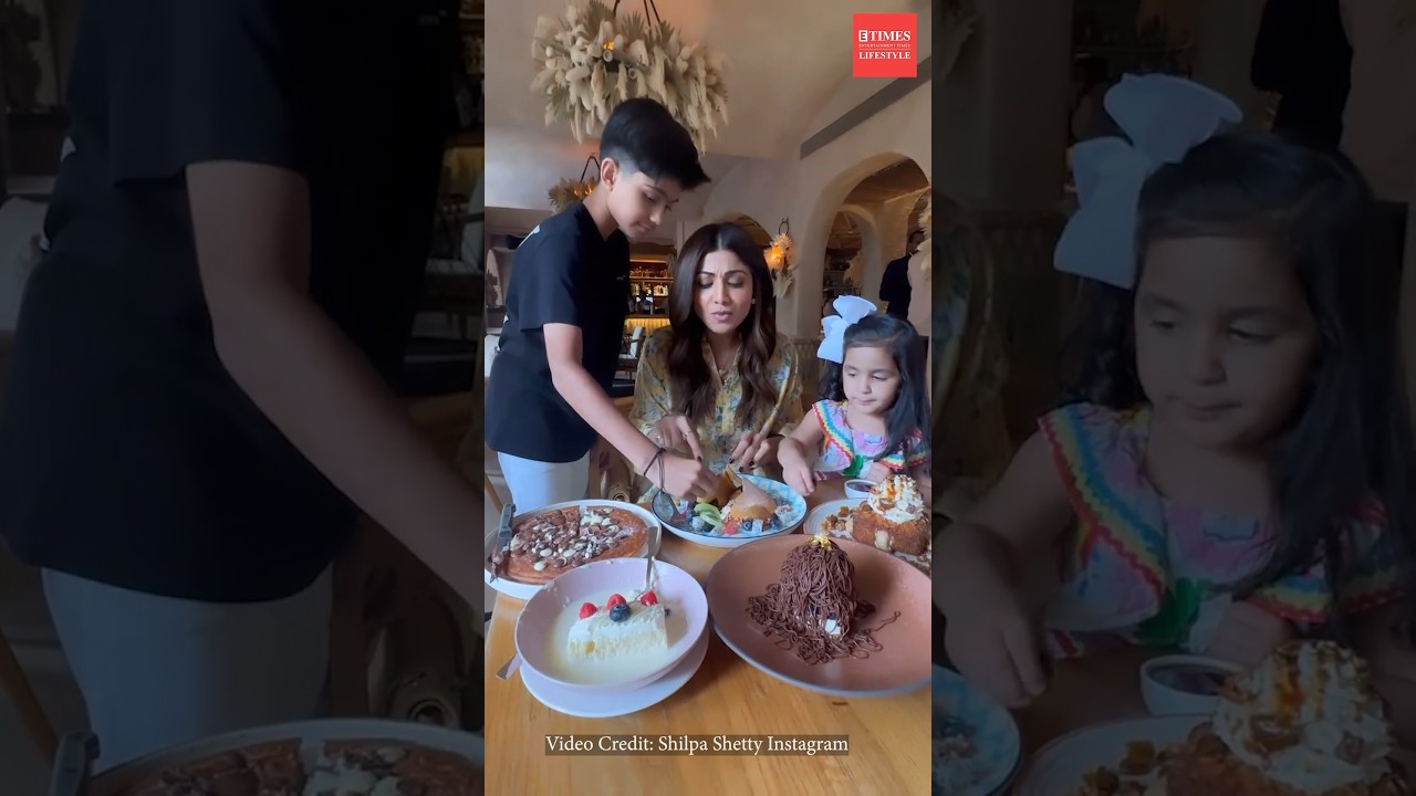 Shilpa Shetty's Ice-Cream and Chocolate Cookie Sunday Binge with her kids!