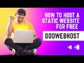 How to Host a Static website for Free|Free Web Hosting|Free Domain|