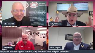 John Fairchild with Tully Williams, Ed Roberts, Shon Kingrey & Ted Ings at the Fixed Ops Roundtable®