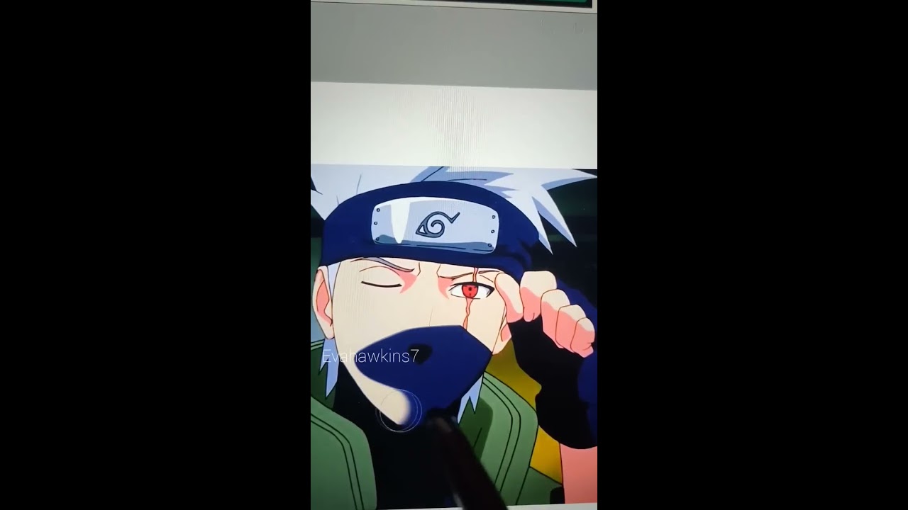 Kakashi sensei without mask  part 2   naruto  art  anime