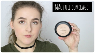 DAY 1 MAC FULL COVERAGE FOUNDATION REVIEW | 10 Days of Foundation