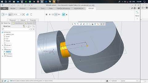 Video -2 How to use Extrude command in Creo parametric @CAD-Masters design Skills.