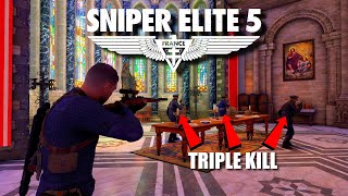 DO THIS for an EXPLOSIVE TRIPLE KILL - Sniper Elite 5