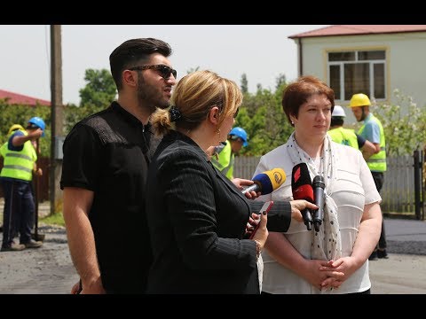 მაია ცქიტიშვილმა ზუგდიდში მიმდინარე ინფრასტრუქტურული პროექტები დაათვალიერა