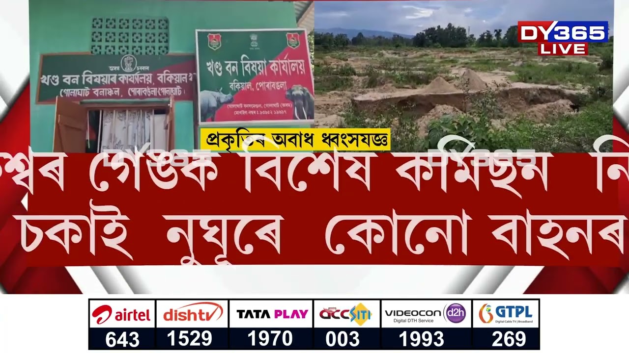 গোলাঘাট বন সংমণ্ডলত ভয়ংকৰ দুৰ্নীতিৰ এলান্ধু