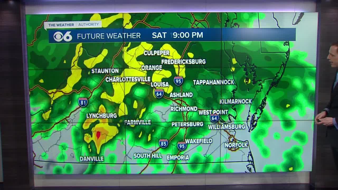Rain moving in - YouTube